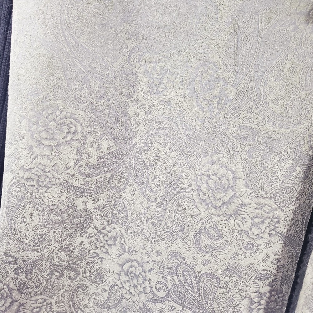 Coldwater Creek Jacket 1X Olive Green Black Paisley Knit Sleeve‎ Toggle Closure - Picture 5 of 10